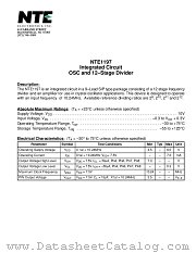 NTE1197 datasheet pdf NTE Electronics