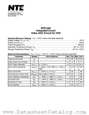 NTE1264 datasheet pdf NTE Electronics