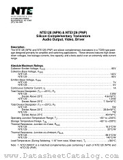 NTE128 datasheet pdf NTE Electronics