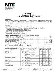 NTE1293 datasheet pdf NTE Electronics