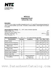 NTE1312 datasheet pdf NTE Electronics