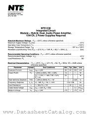 NTE1330 datasheet pdf NTE Electronics