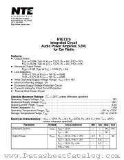 NTE1370 datasheet pdf NTE Electronics