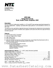 NTE1389 datasheet pdf NTE Electronics