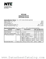 NTE1400 datasheet pdf NTE Electronics