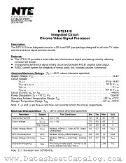 NTE1410 datasheet pdf NTE Electronics