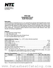 NTE1439 datasheet pdf NTE Electronics