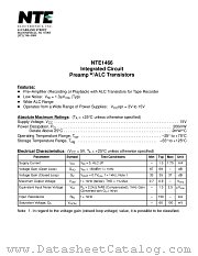 NTE1466 datasheet pdf NTE Electronics