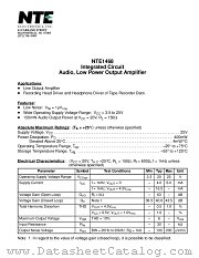 NTE1468 datasheet pdf NTE Electronics