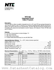 NTE1483 datasheet pdf NTE Electronics