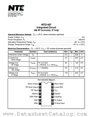 NTE1487 datasheet pdf NTE Electronics