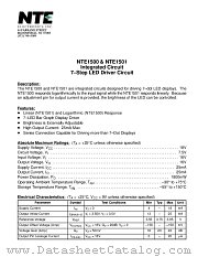 NTE1501 datasheet pdf NTE Electronics