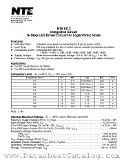 NTE1513 datasheet pdf NTE Electronics