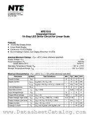 NTE1519 datasheet pdf NTE Electronics