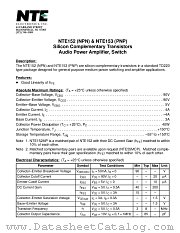 NTE152 datasheet pdf NTE Electronics
