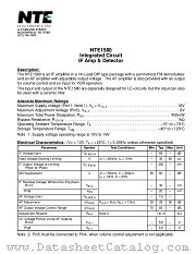NTE1580 datasheet pdf NTE Electronics