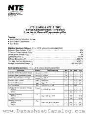 NTE16 datasheet pdf NTE Electronics
