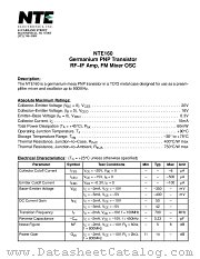 NTE160 datasheet pdf NTE Electronics