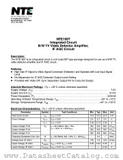 NTE1607 datasheet pdf NTE Electronics