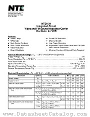 NTE1611 datasheet pdf NTE Electronics