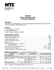 NTE162 datasheet pdf NTE Electronics