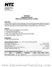 NTE1639 datasheet pdf NTE Electronics