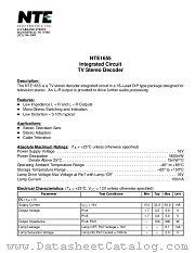 NTE1655 datasheet pdf NTE Electronics
