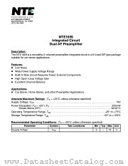 NTE1659 datasheet pdf NTE Electronics