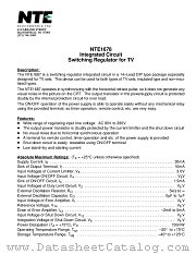 NTE1678 datasheet pdf NTE Electronics