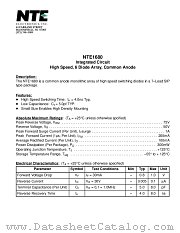NTE1680 datasheet pdf NTE Electronics