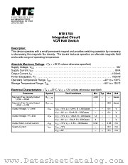 NTE1705 datasheet pdf NTE Electronics
