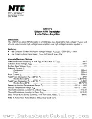 NTE171 datasheet pdf NTE Electronics