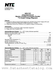 NTE1737 datasheet pdf NTE Electronics