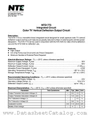 NTE1773 datasheet pdf NTE Electronics