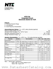 NTE1781 datasheet pdf NTE Electronics