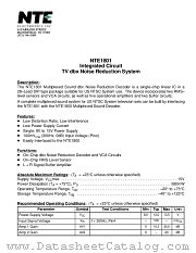 NTE1801 datasheet pdf NTE Electronics