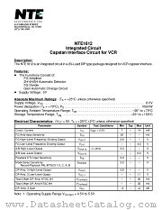 NTE1812 datasheet pdf NTE Electronics