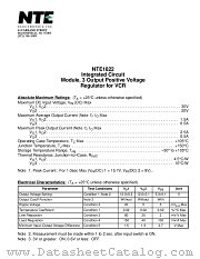 NTE1822 datasheet pdf NTE Electronics