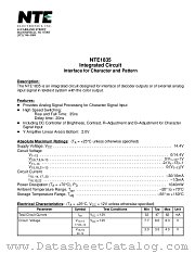 NTE1835 datasheet pdf NTE Electronics