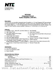 NTE1851 datasheet pdf NTE Electronics