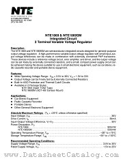 NTE1869 datasheet pdf NTE Electronics