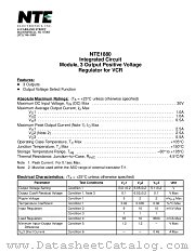NTE1880 datasheet pdf NTE Electronics