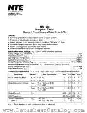 NTE1885 datasheet pdf NTE Electronics