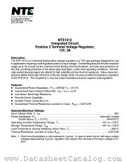 NTE1912 datasheet pdf NTE Electronics