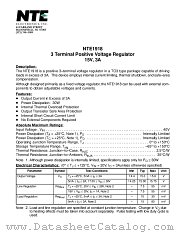 NTE1918 datasheet pdf NTE Electronics