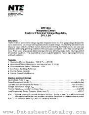 NTE1924 datasheet pdf NTE Electronics