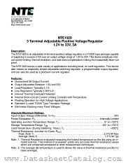NTE1929 datasheet pdf NTE Electronics