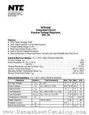 NTE1940 datasheet pdf NTE Electronics