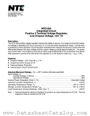 NTE1954 datasheet pdf NTE Electronics