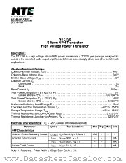 NTE198 datasheet pdf NTE Electronics
